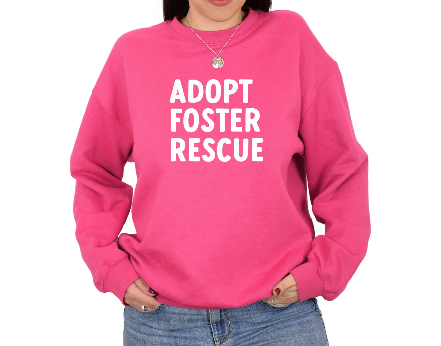 Adopt, Foster, Rescue Crewneck Sweatshirt