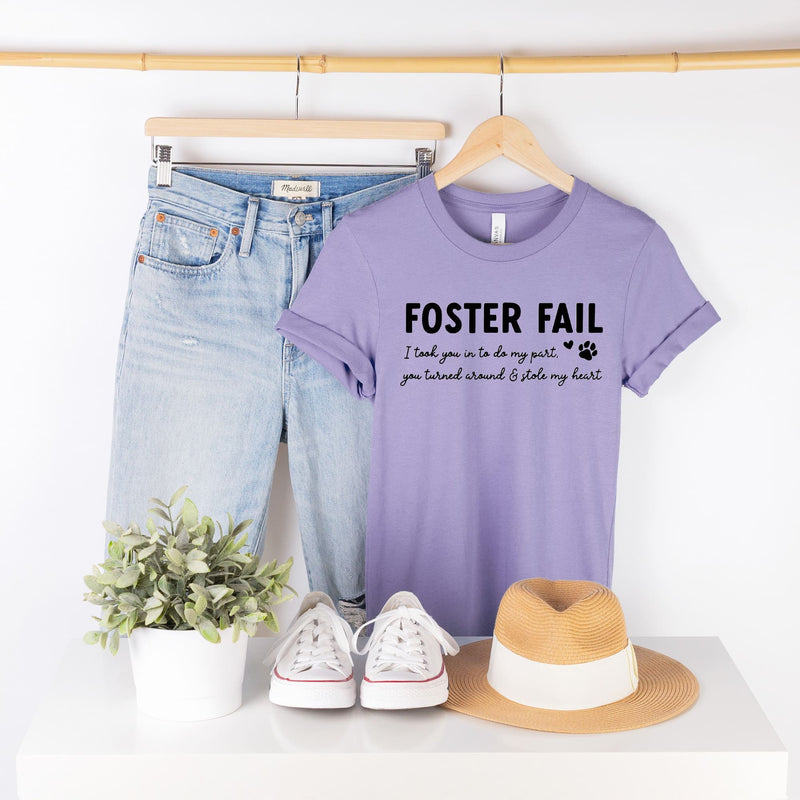 Rescue Shirt People Shirts Printed Tshirt Human Dog Gear Unisex - FOSTER FAIL