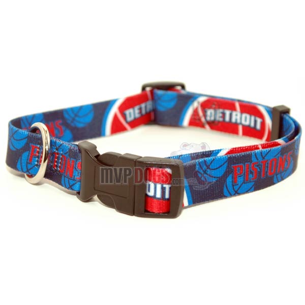 NBA Detroit Pistons Dog Collar by Hunter