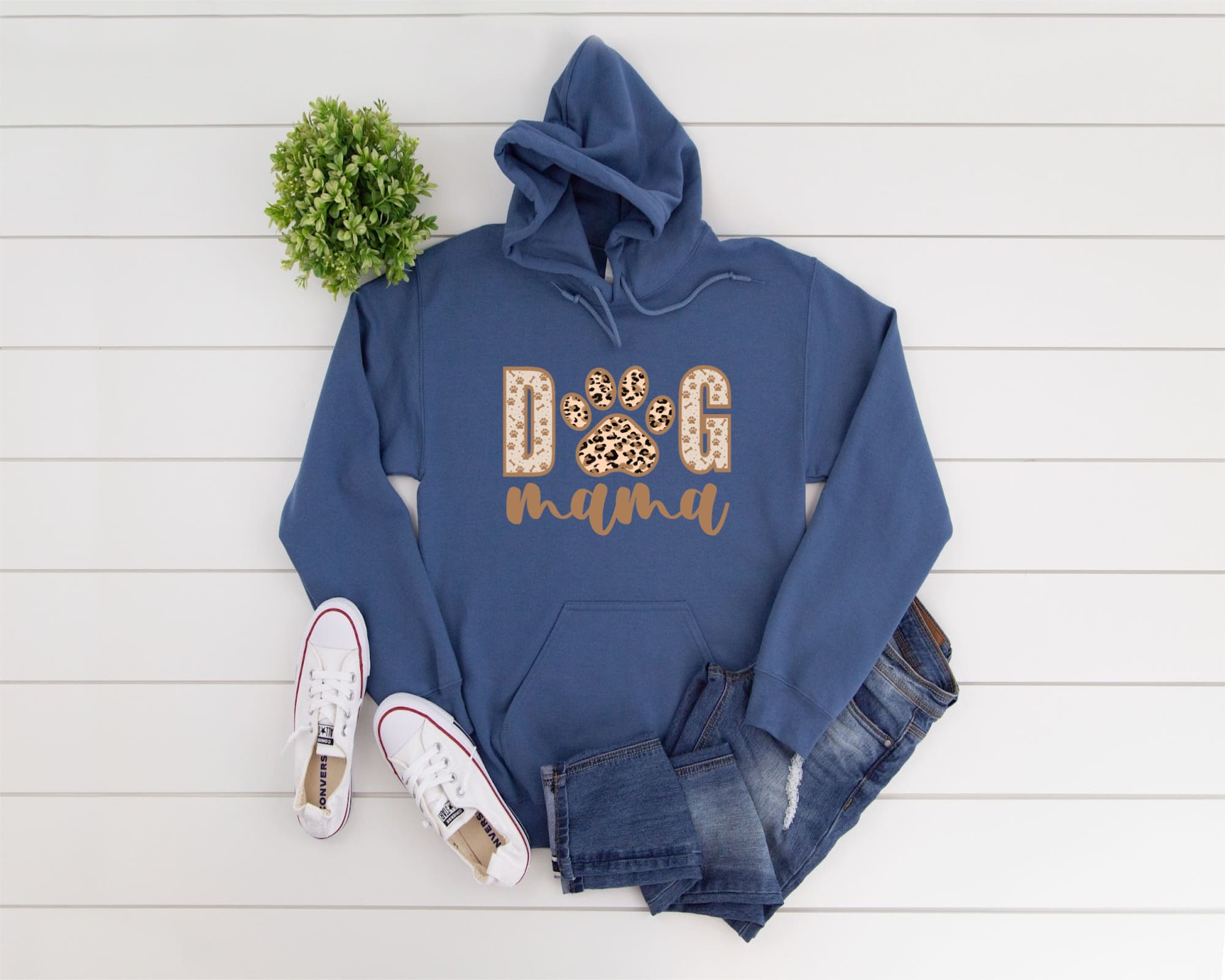 People Shirt Sweatshirt Unisex Crew Neck Crewneck Sweatshirt Hoodie DOG MAMA