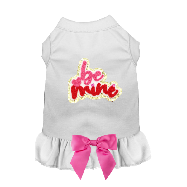 Bark 5th Ave., LLC Be Mine Darling Dog Dress / Shirt White pet supplies