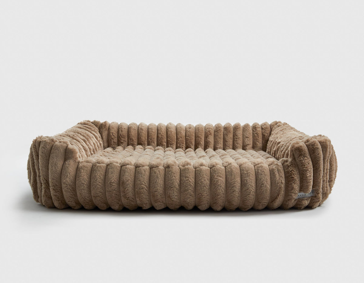 Corduroy Taupe Big Dog XL Ortho Lounge
