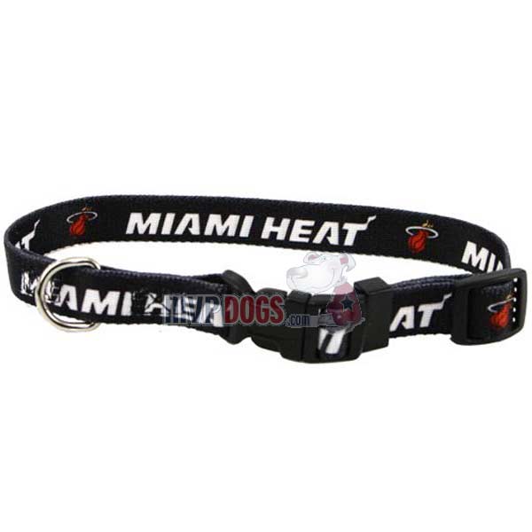 NBA Miami Heat Dog Collar by Hunter