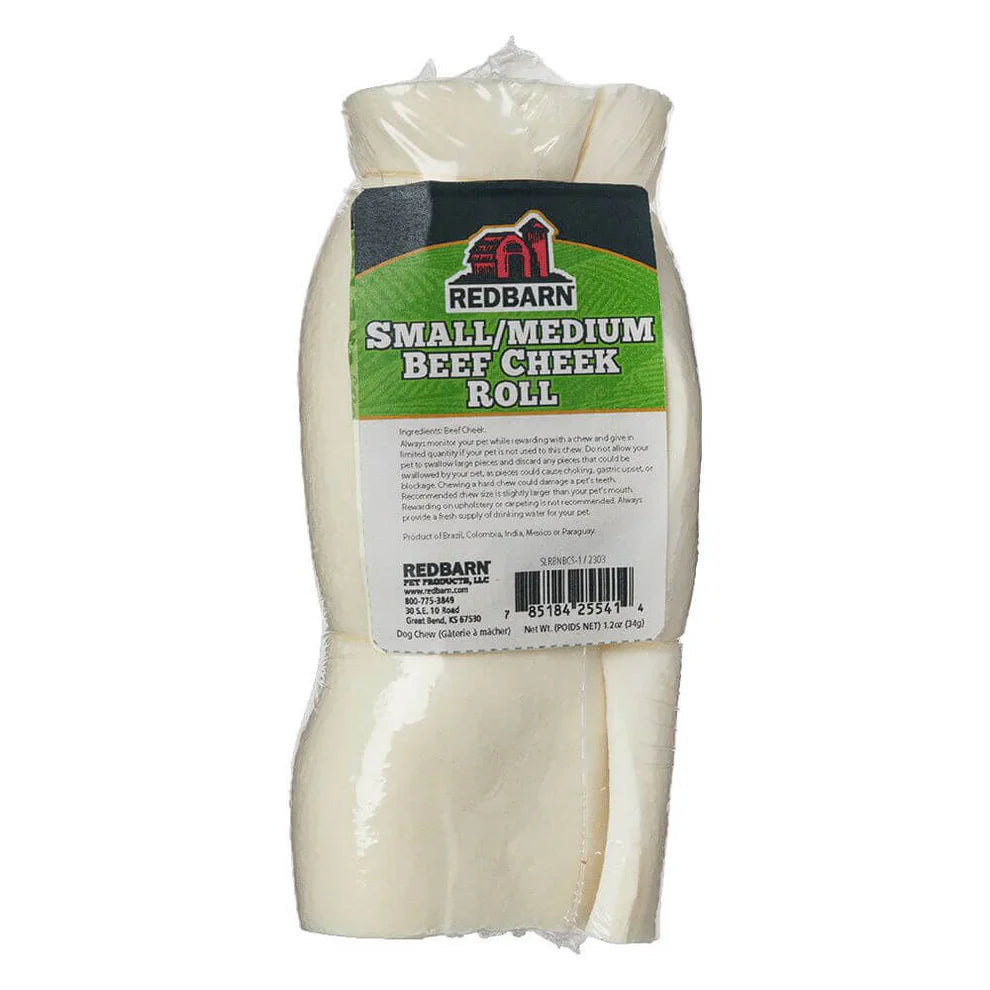 Red Barn Beef Cheek Roll Dog Treat