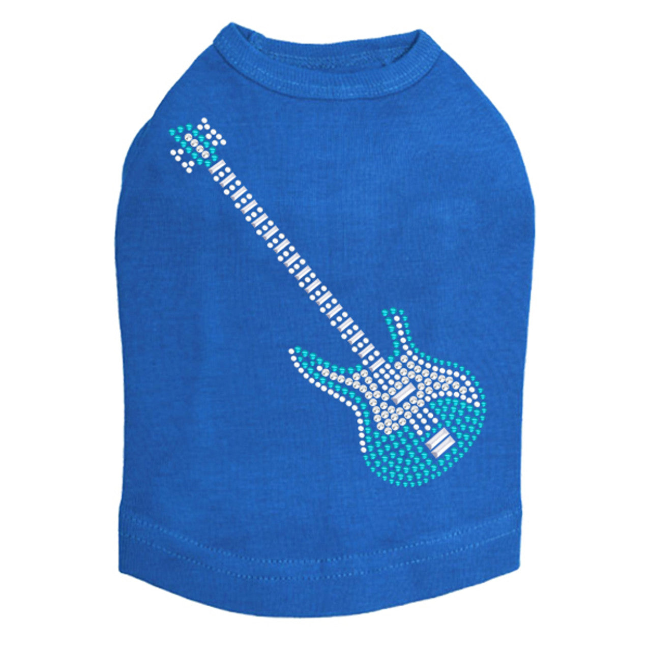 Guitar (Blue Austrian crystal) - Dog Tank