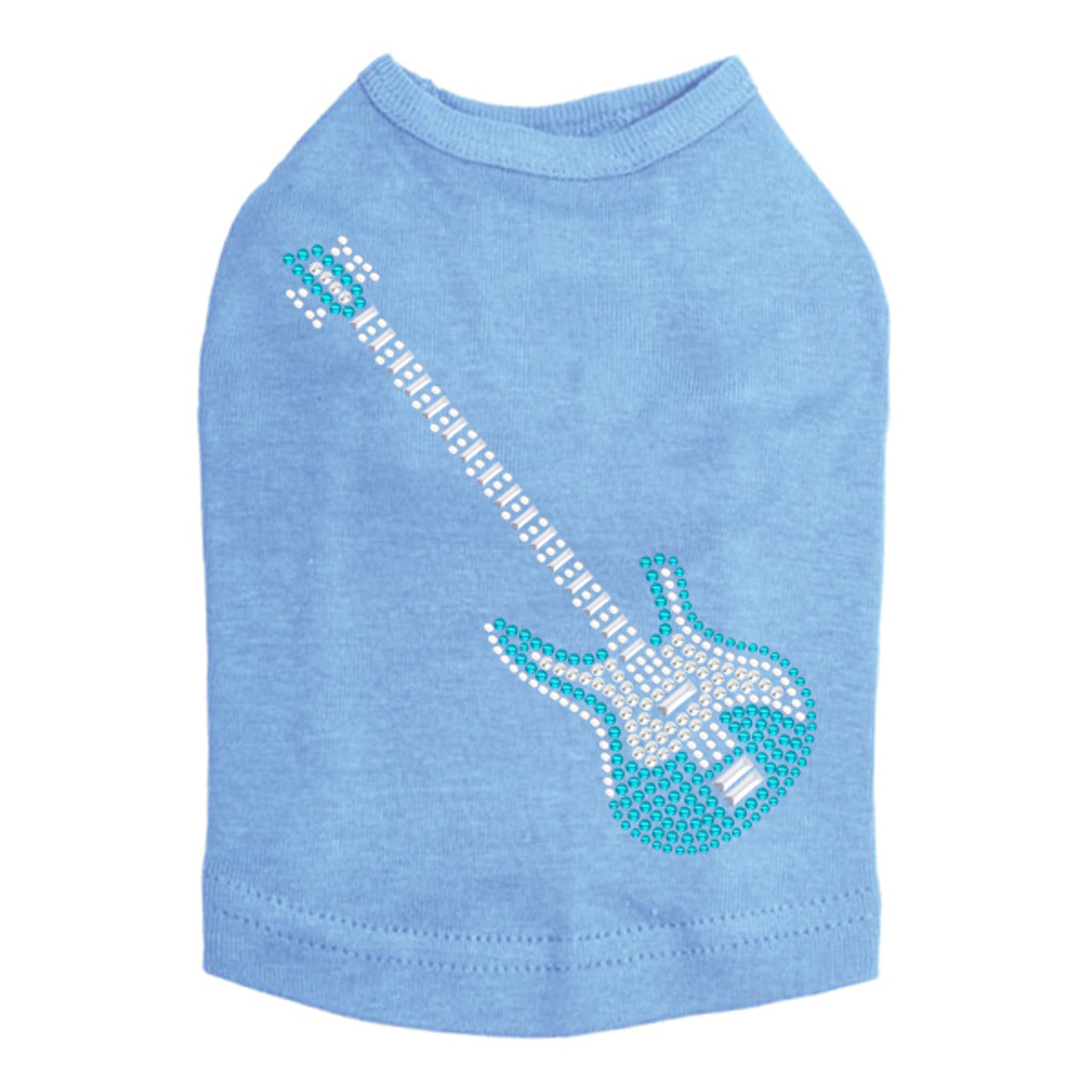 Guitar (Blue Austrian crystal) - Dog Tank