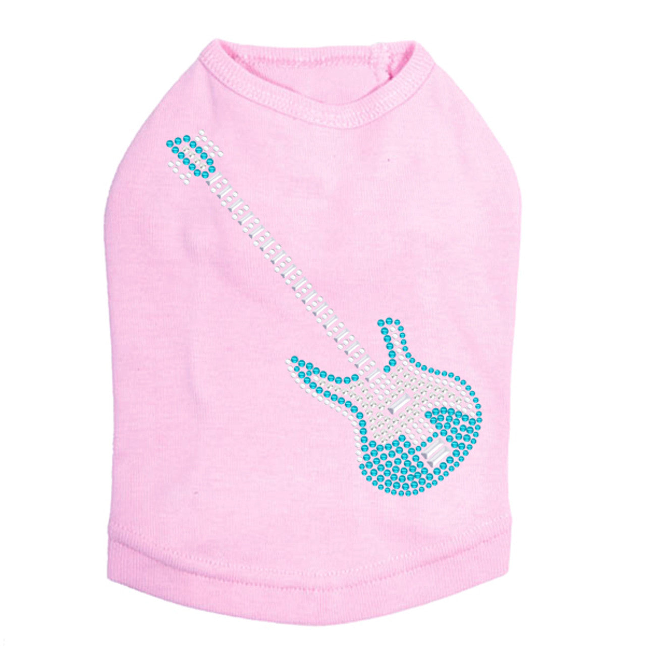 Guitar (Blue Austrian crystal) - Dog Tank