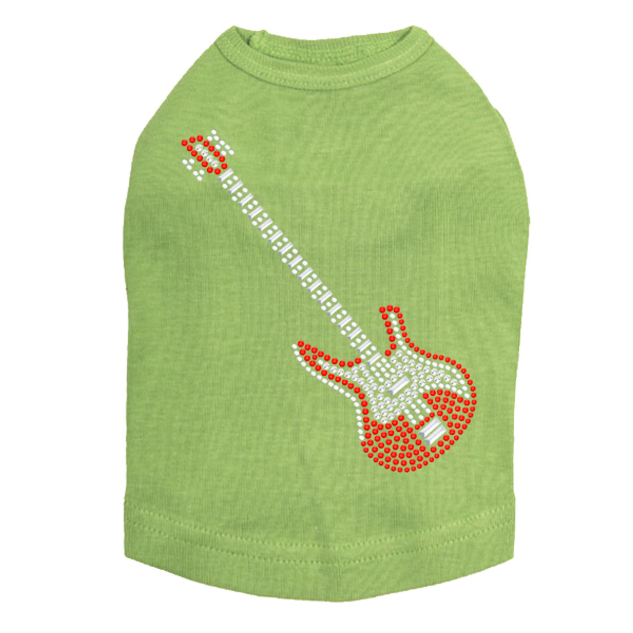 Guitar (Red Austrian crystal) - Dog Tank
