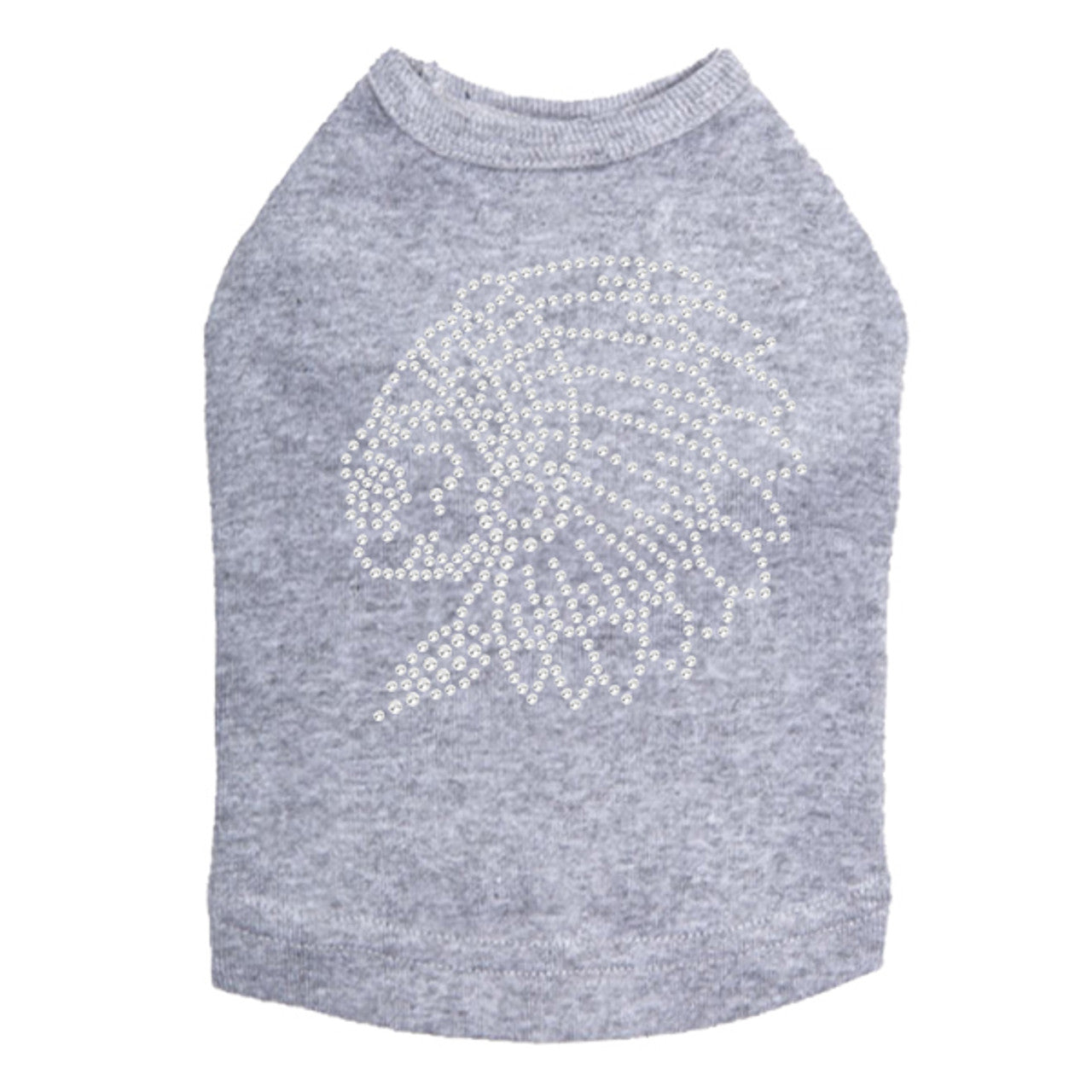 Indian (Rhinestone) - Dog Tank