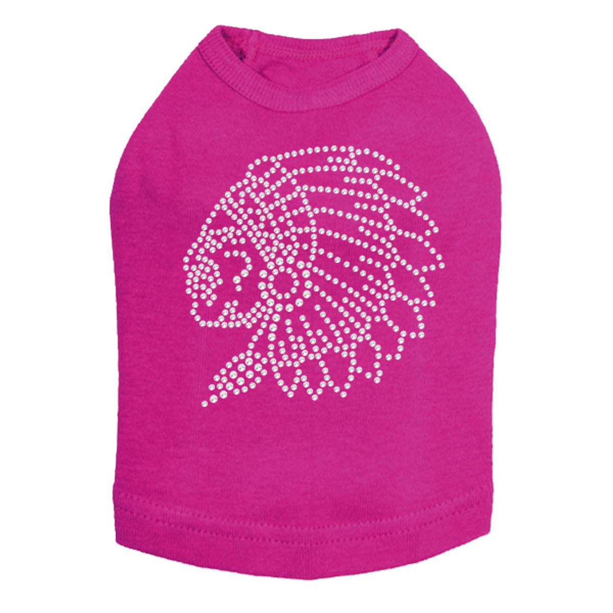Indian (Rhinestone) - Dog Tank
