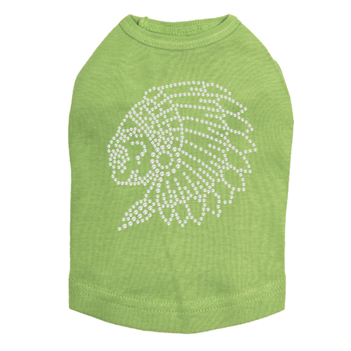 Indian (Rhinestone) - Dog Tank