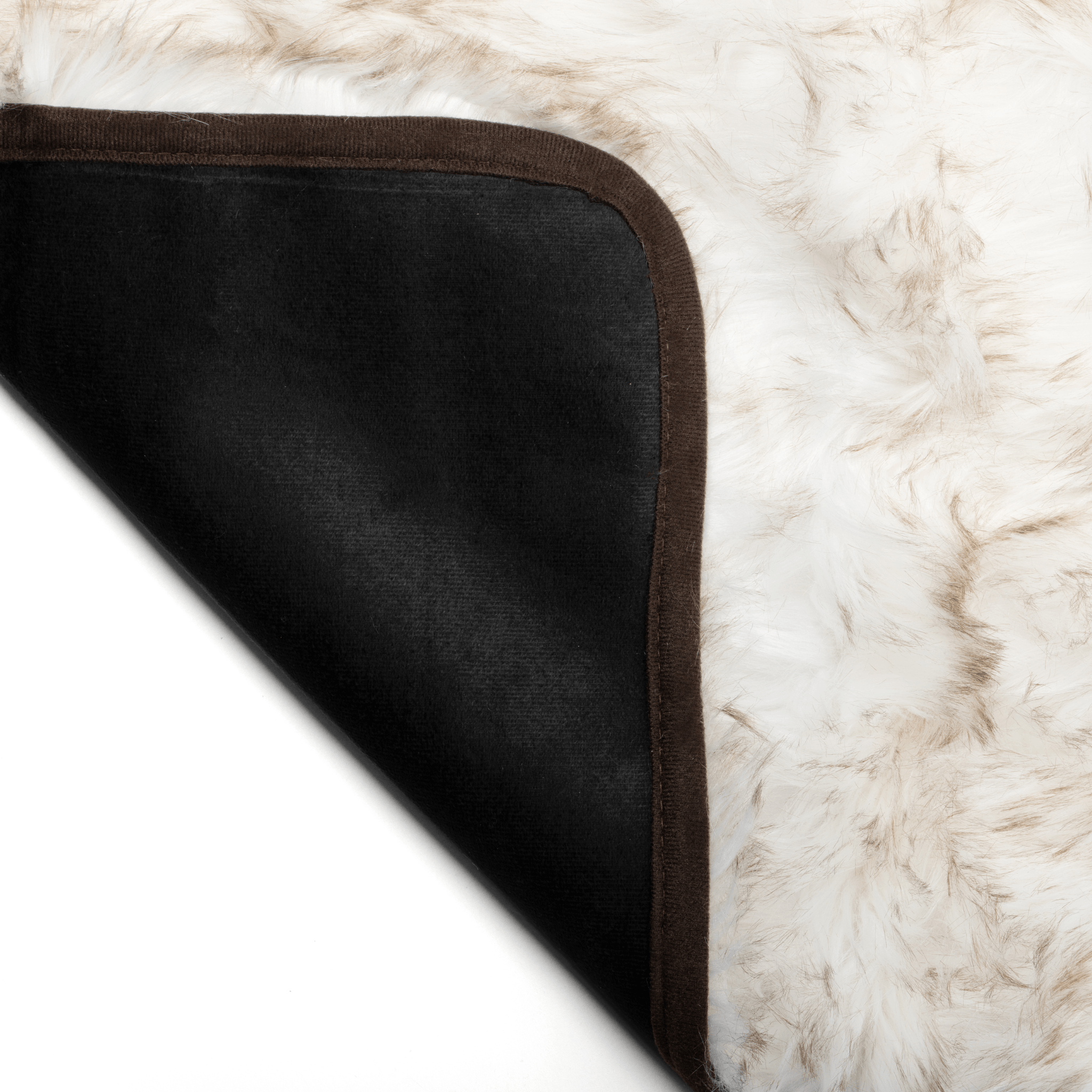 PupProtector Waterproof Bed Runner White with Brown Accents