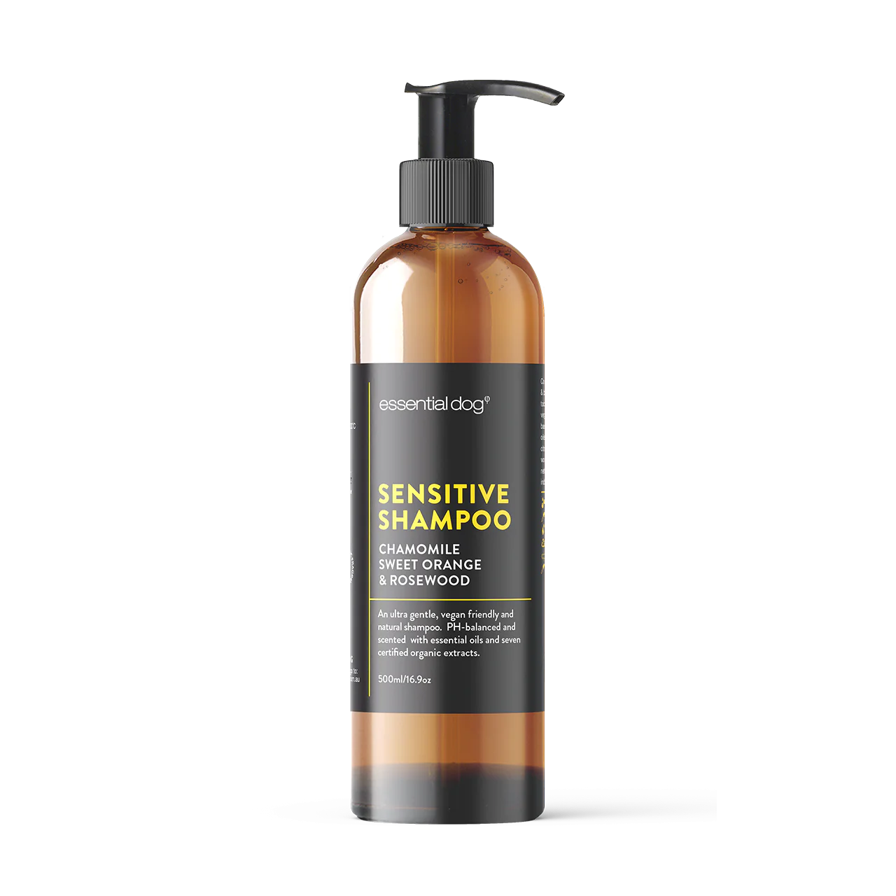 Sensitive Dog Shampoo: Chamomile, Sweet Orange & Rosewood 250ml