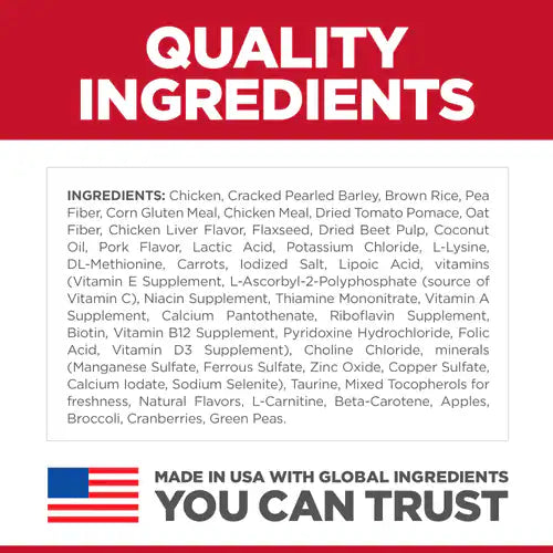 Hills Science Diet Adult Perfect Weight Large Breed Dry Dog Food, Chicken Recipe Bag (25lb)