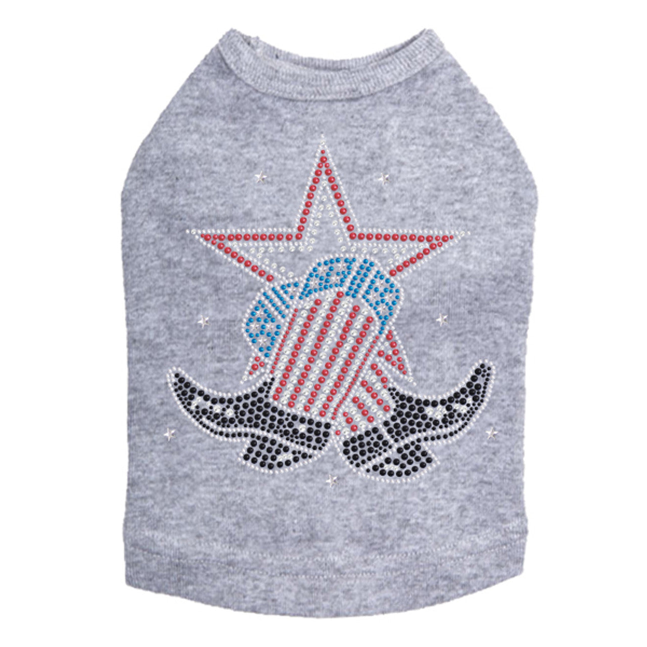 Boots with Star - Dog Tank