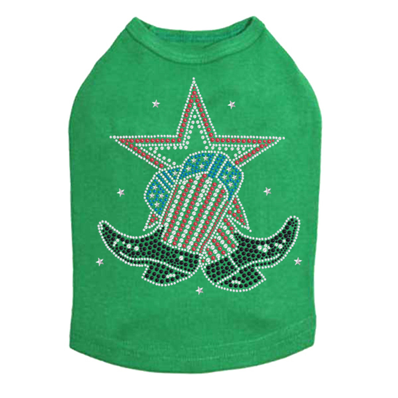 Boots with Star - Dog Tank