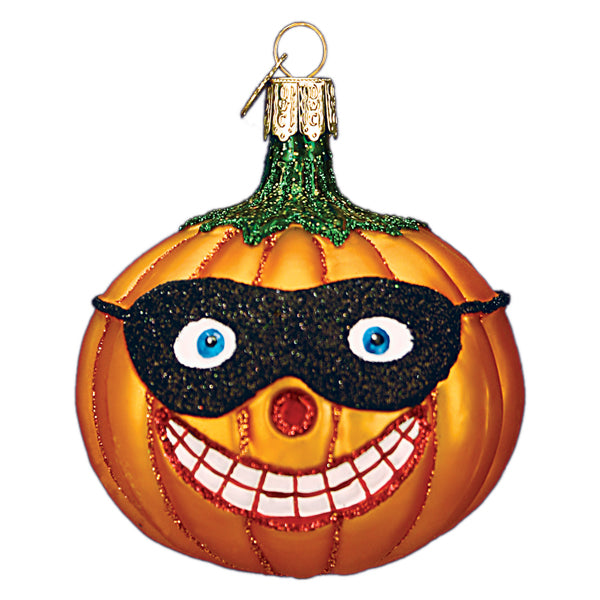 Masked Jolly Jack Olantern Ornament