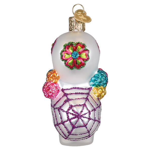 Old World Christmas: Dia De Los Muertos Stacking Skulls Christmas Ornament