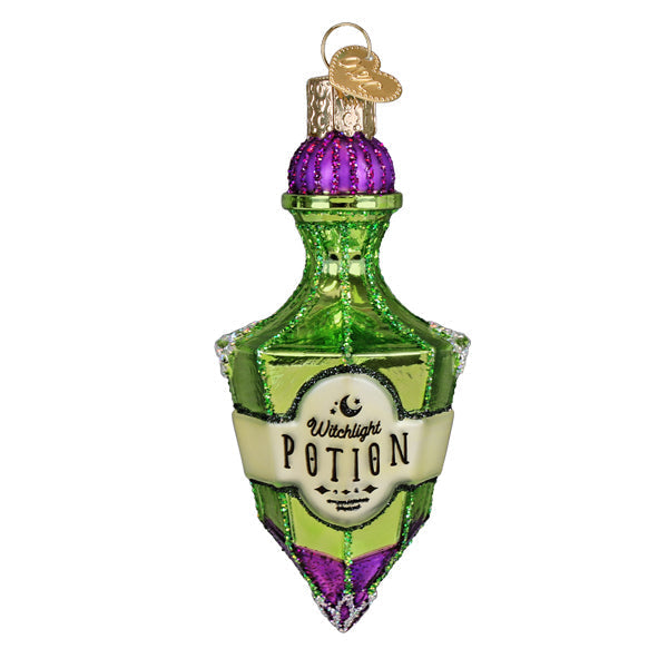 Old World Christmas: Potion Bottle Christmas Ornament