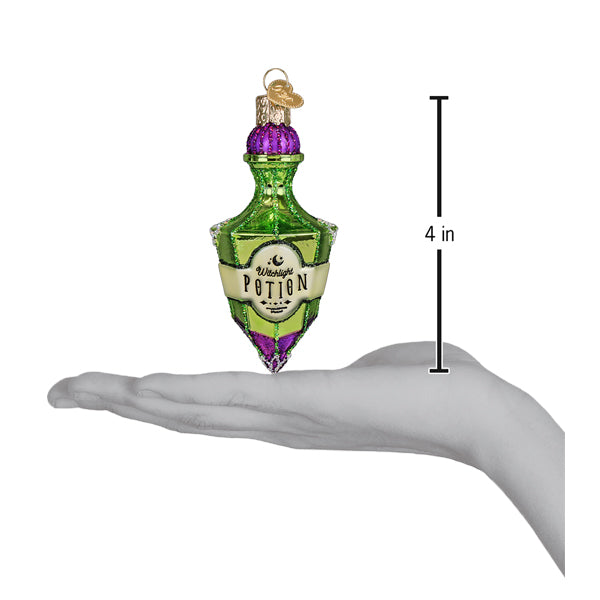 Old World Christmas: Potion Bottle Christmas Ornament