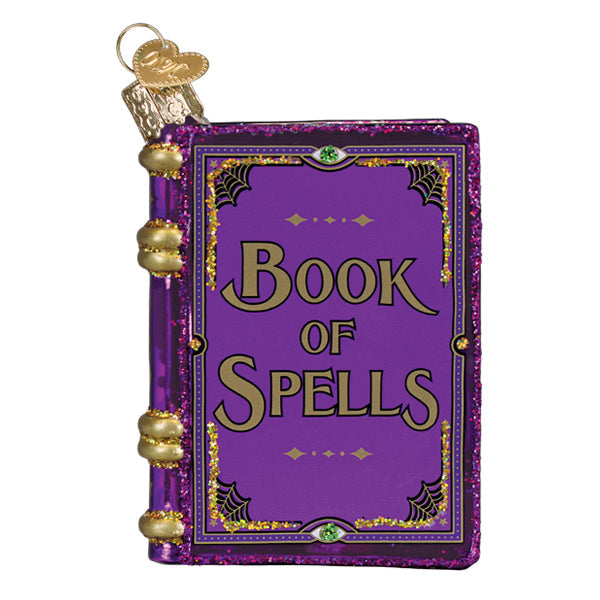 Old World Christmas: Book Of Spells Christmas Ornament