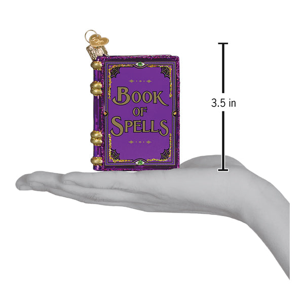 Old World Christmas: Book Of Spells Christmas Ornament