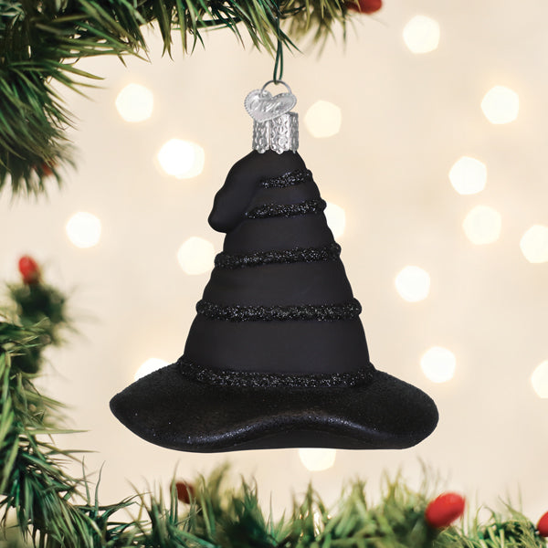 Old World Christmas: The Green Witchs Hat Christmas Ornament