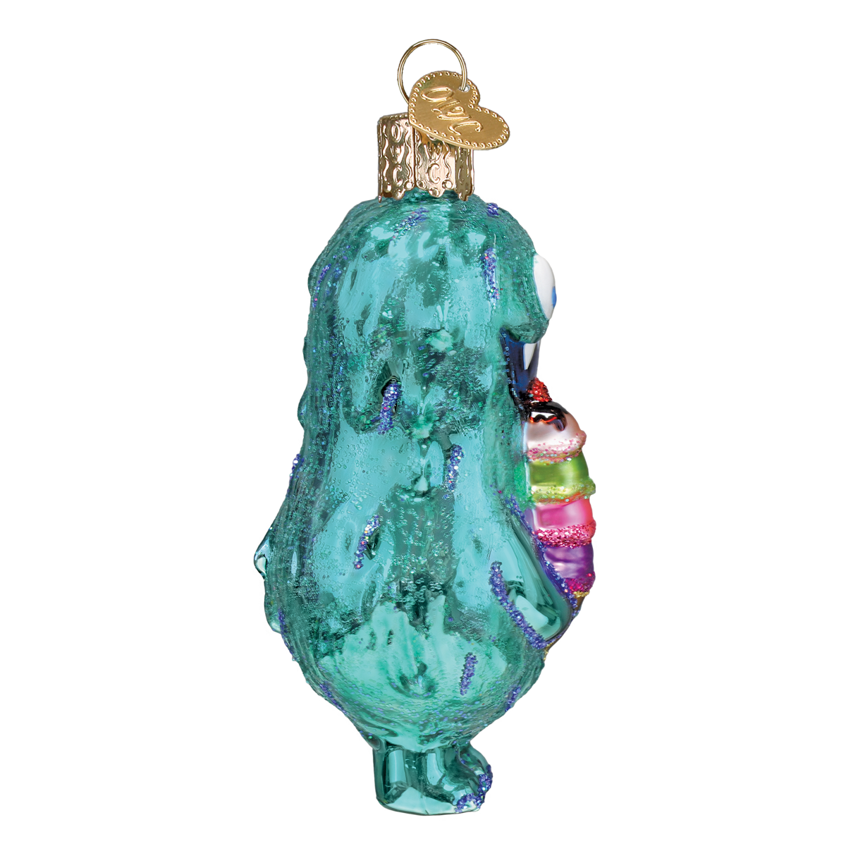 Old World Christmas: Furry Sugarbeast Christmas Ornament