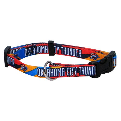 NBA Oklahoma City Thunder Dog Collar by Hunter