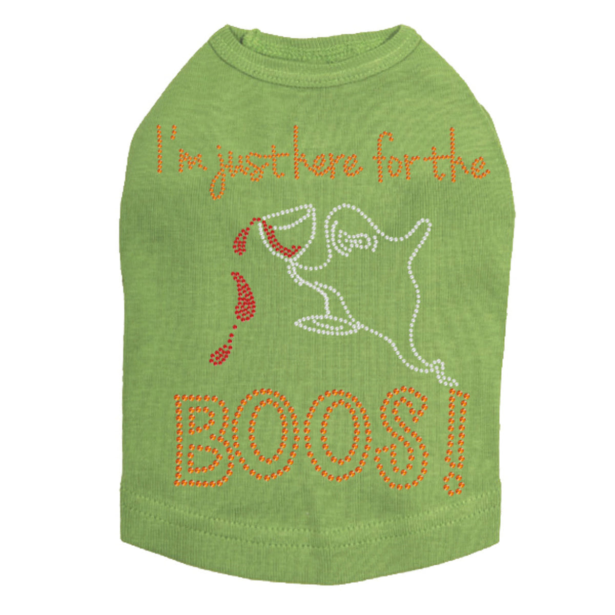 Im Just Here for the Boos! - Dog Tank