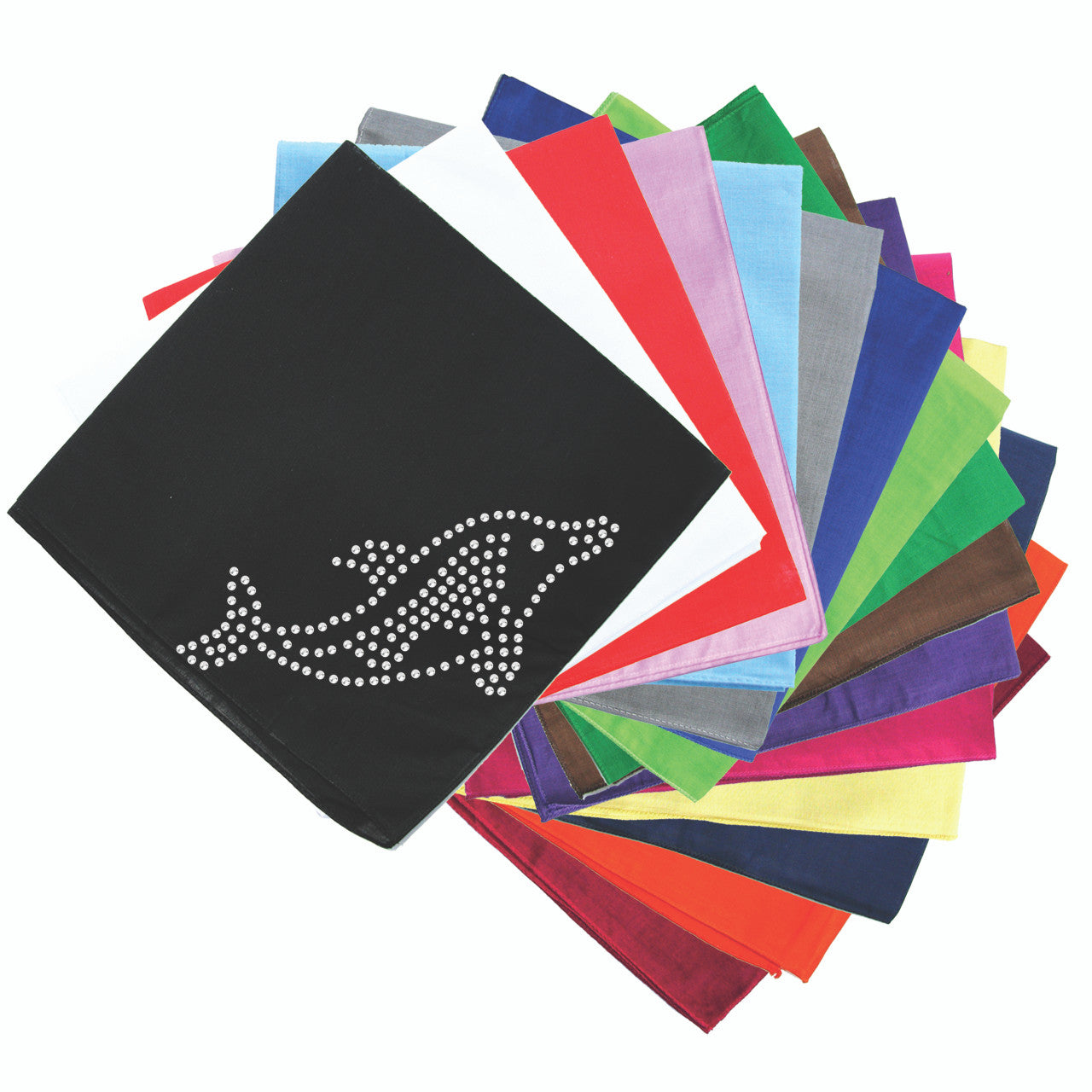 Dolphin (Rhinestone) - Bandanna