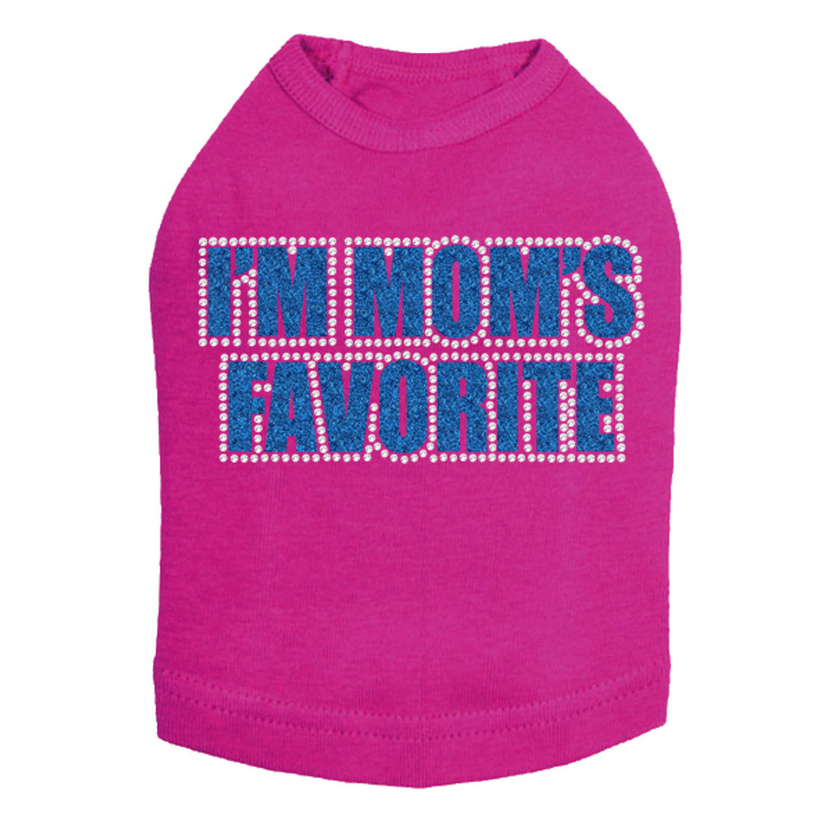Im Moms Favorite (Blue) - Dog Tank