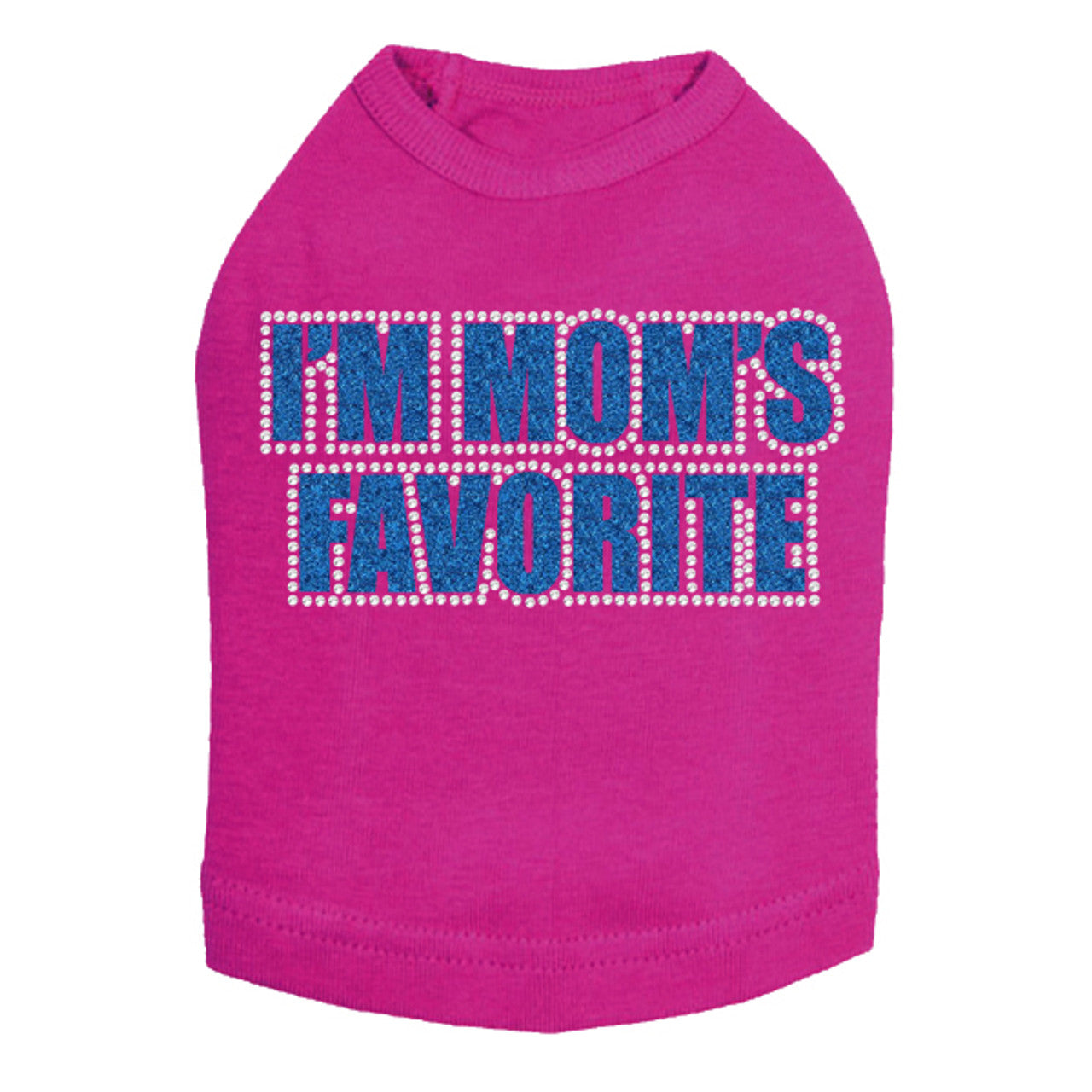 Im Moms Favorite (Blue) - Dog Tank
