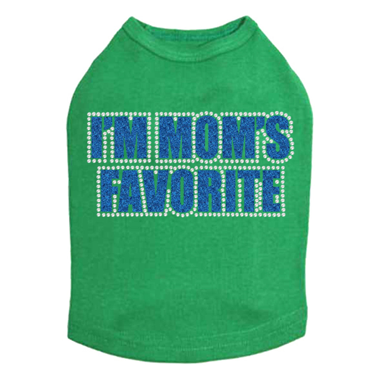 Im Moms Favorite (Blue) - Dog Tank