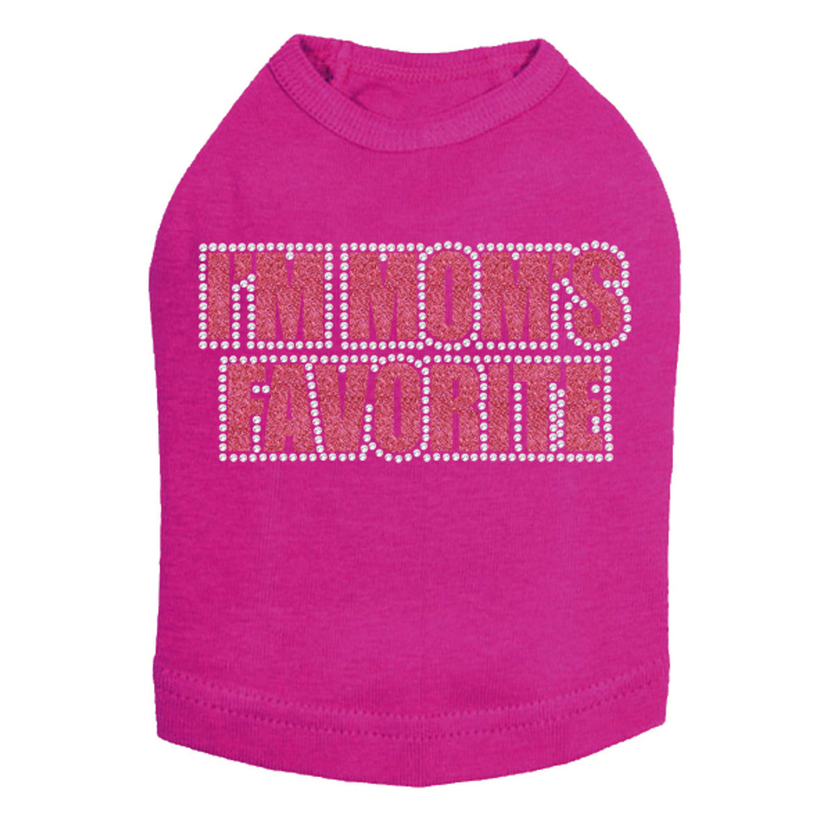 Im Moms Favorite (Pink) - Dog Tank