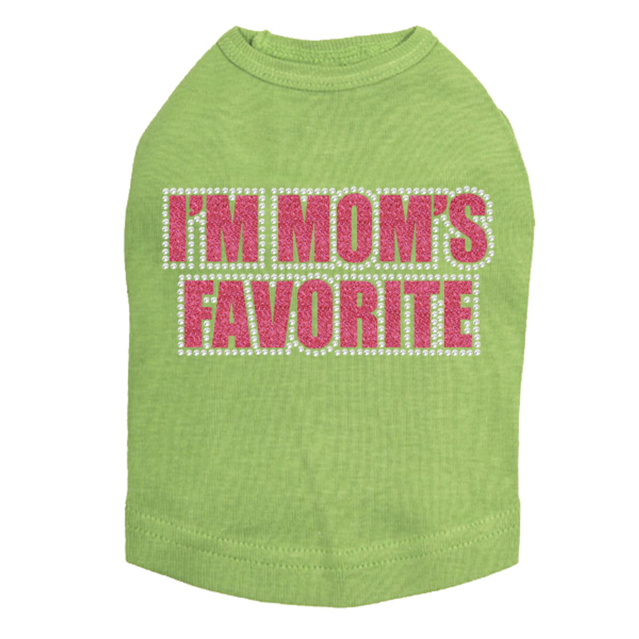 Im Moms Favorite (Pink) - Dog Tank