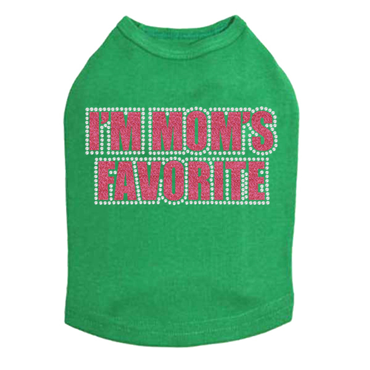 Im Moms Favorite (Pink) - Dog Tank