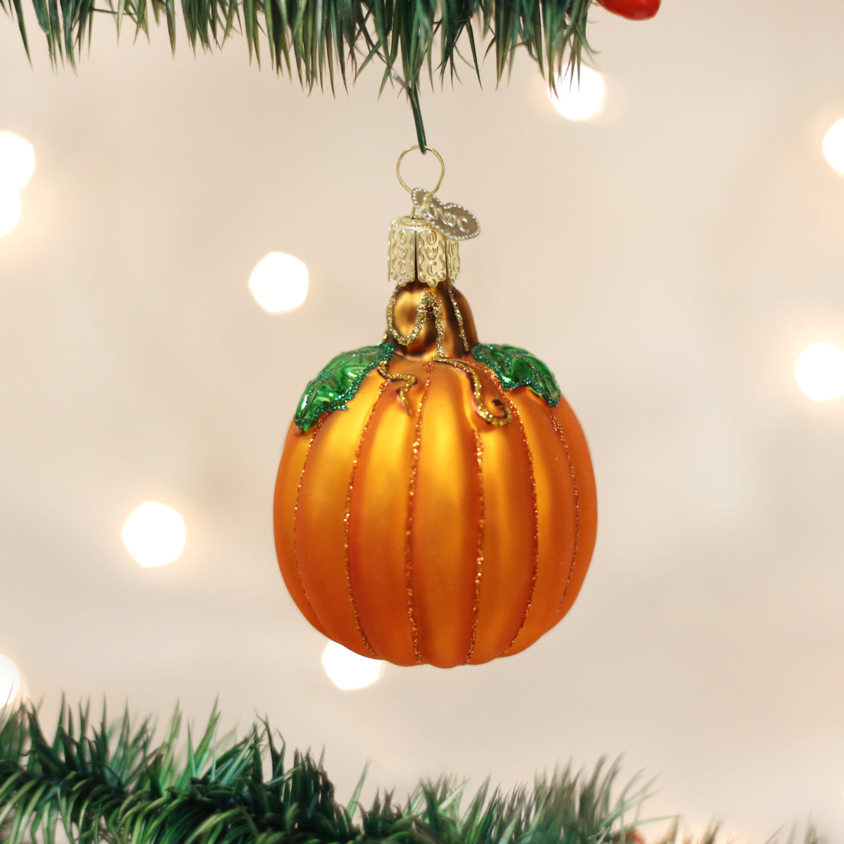 Old World Christmas: Pumpkin Christmas Ornament