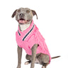 Preppy Pink Cable Knit Dog Sweater