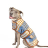 Western Plaid Wool Dog Blanket Coat