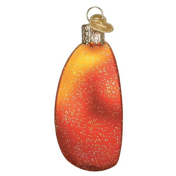 Old World Christmas: Peach Slice Christmas Ornament