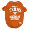Texas Longhorns Dog Tee Shirts