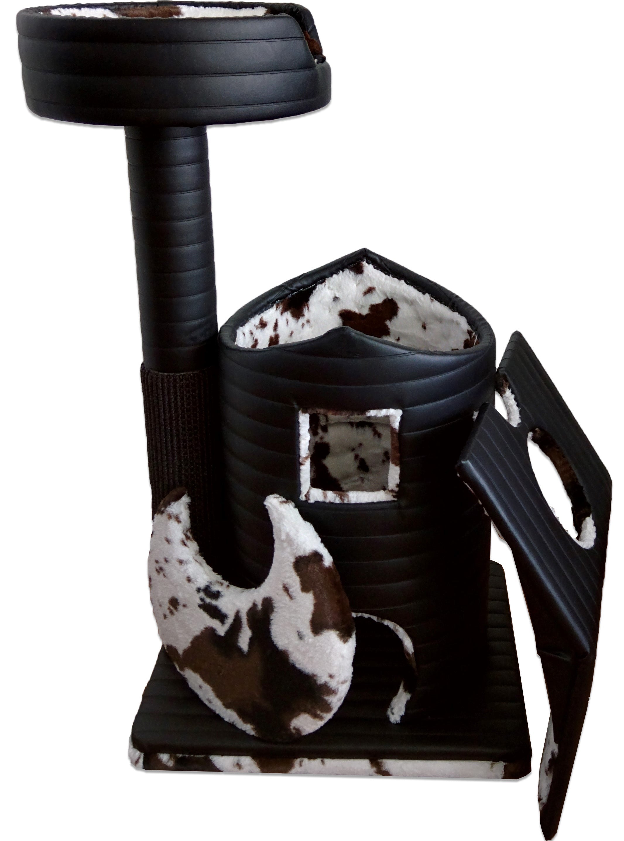 Queens Kastle Luxury Cat Tower with Cat Bed