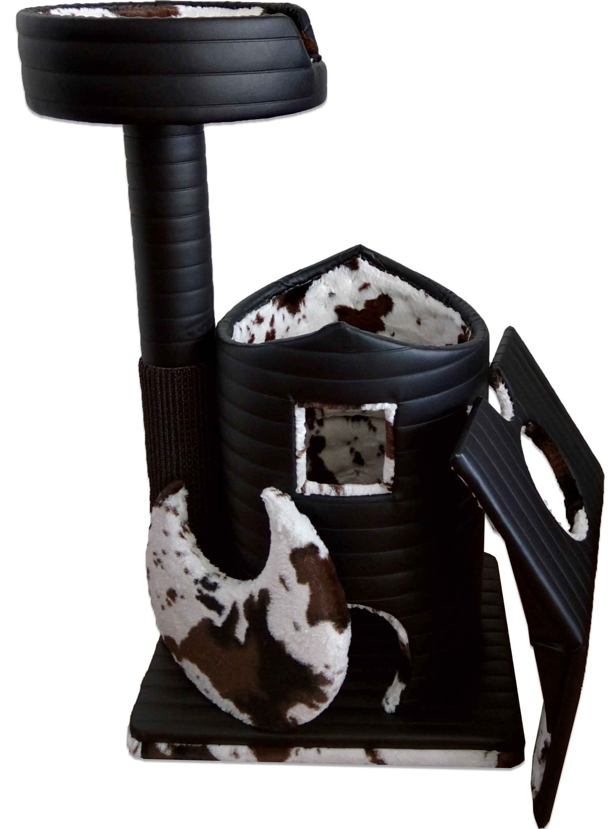 Queens Kastle Luxury Cat Tower with Cat Bed