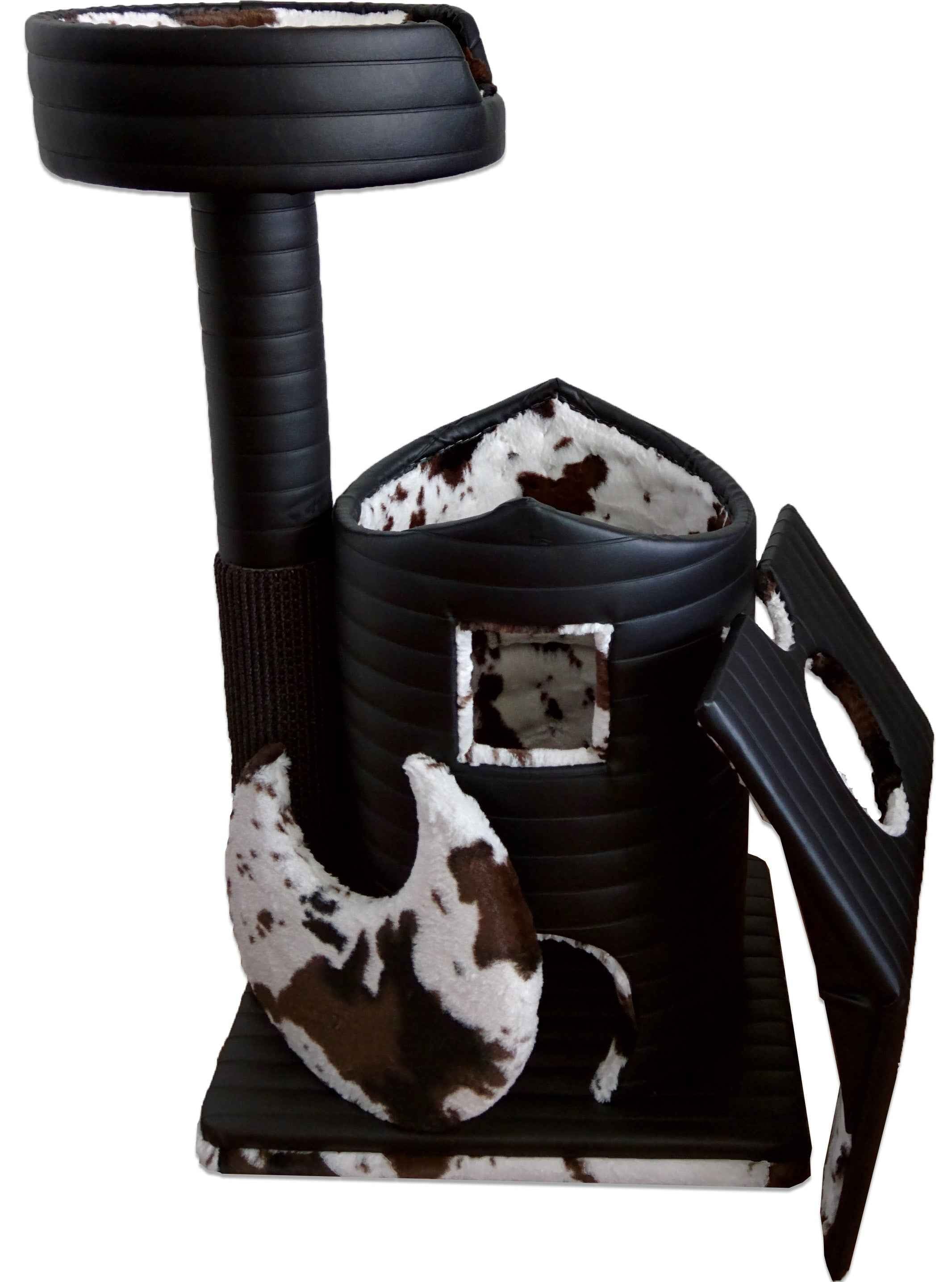 Queens Kastle Luxury Cat Tower with Cat Bed