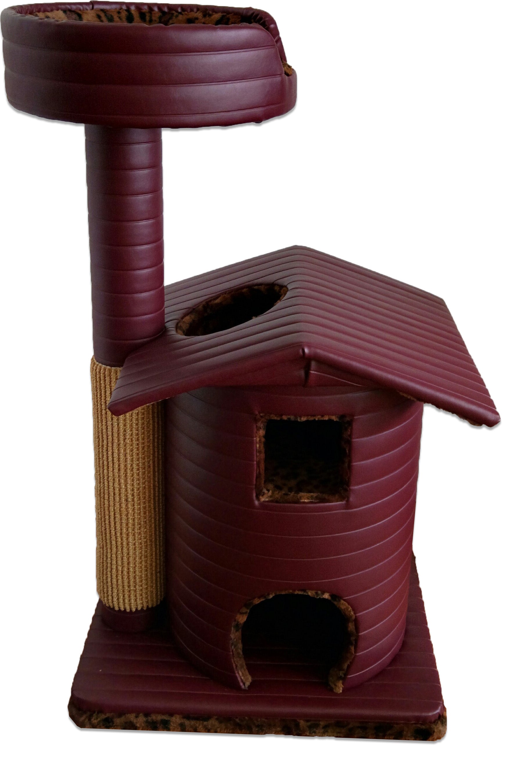 Queens Kastle Luxury Cat Tower with Cat Bed