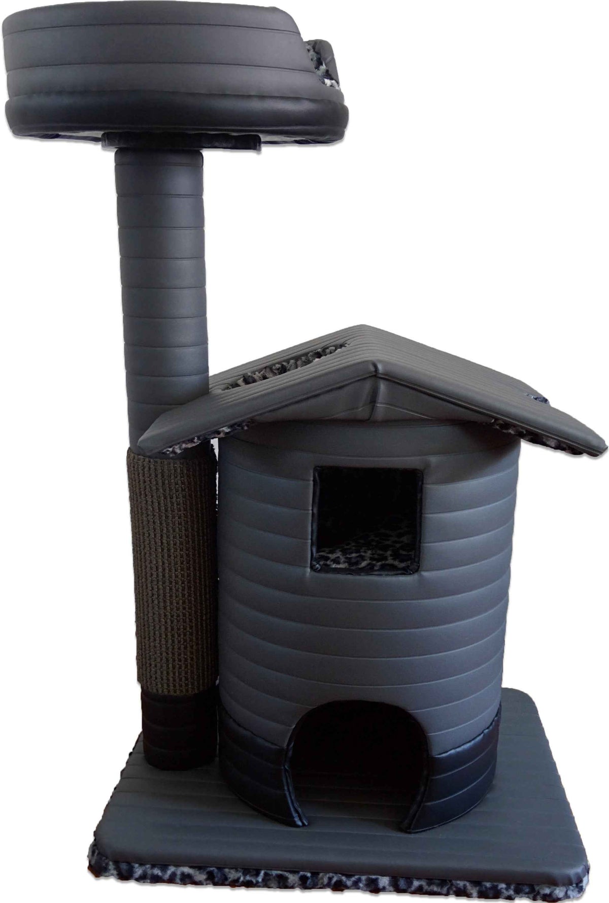 Queens Kastle Luxury Cat Tower with Cat Bed