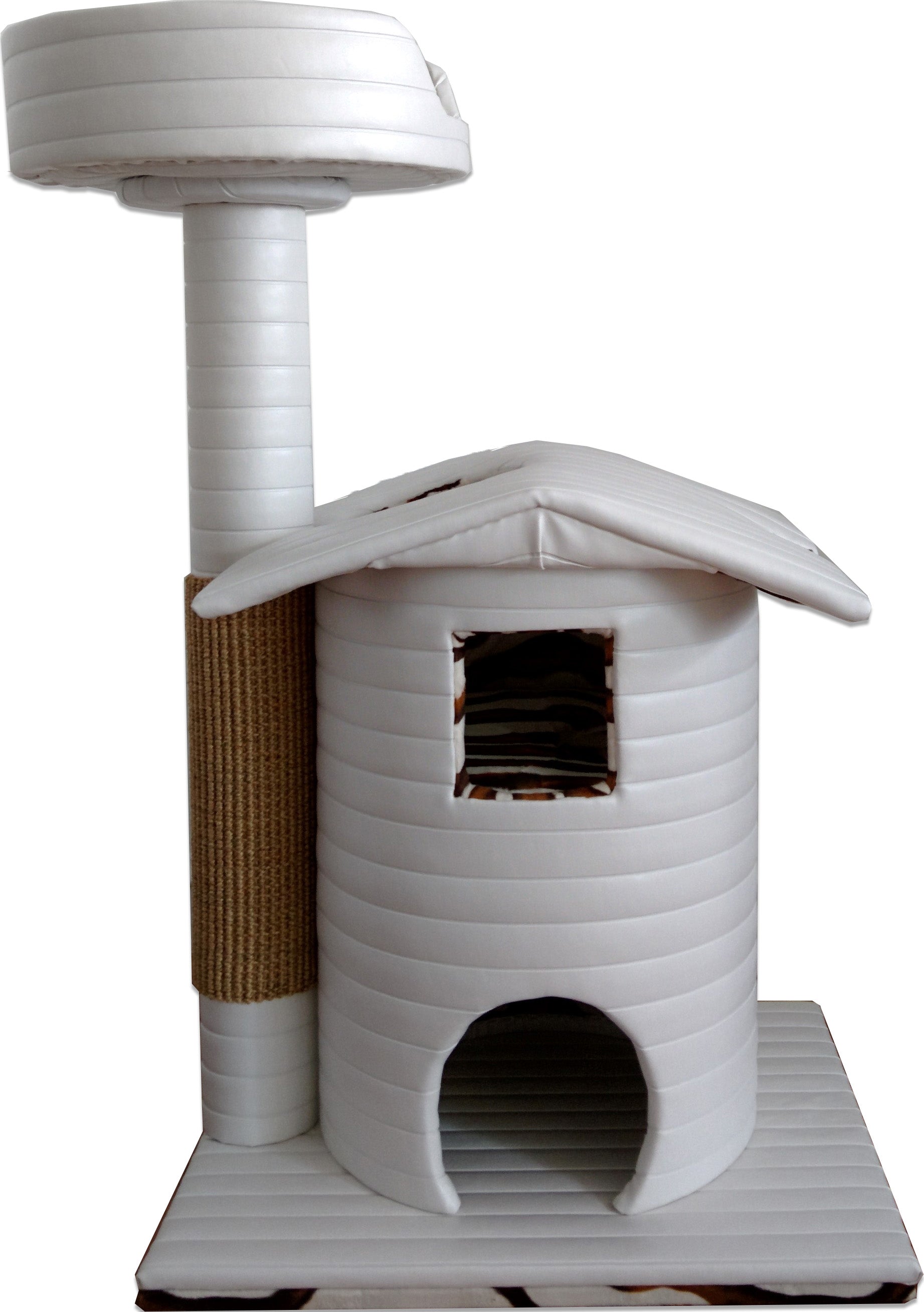 Queens Kastle Luxury Cat Tower with Cat Bed