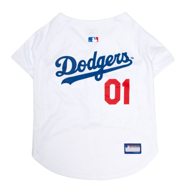 Los Angeles Dodgers Dog Jersey - White