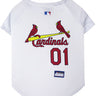St. Louis Cardinals Dog Jersey - White